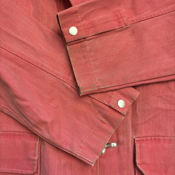 L.L. Bean Canvas Jacket Vintage-Red Women’s Large - Picture 9 of 10